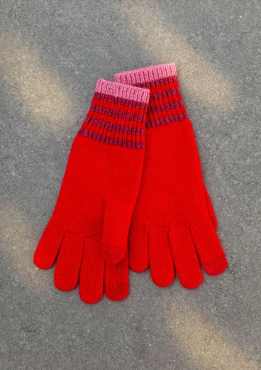 Fingerhandschuhe aus Lammwolle - amaryllis