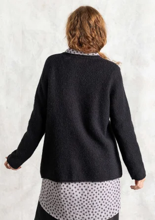 Favourite alpaca-blend sweater - black