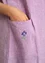 Woven linen dress (powder purple/striped S)
