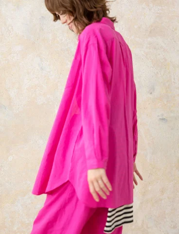 Woven shirt in organic cotton - hibiskus