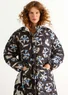 Dunkappa "Crocus" i återvunnen polyester/återvunnet dun (svart XXL)