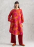 “Fizz” woven dress in linen/modal (gneiss XL)