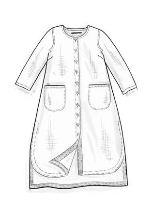 Woven linen dress - amaryllis