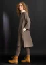 Woven “Asta” dress in linen (light potato XS)