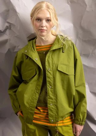 Jacke aus Bio-Baumwollgewebe - birkenlaub