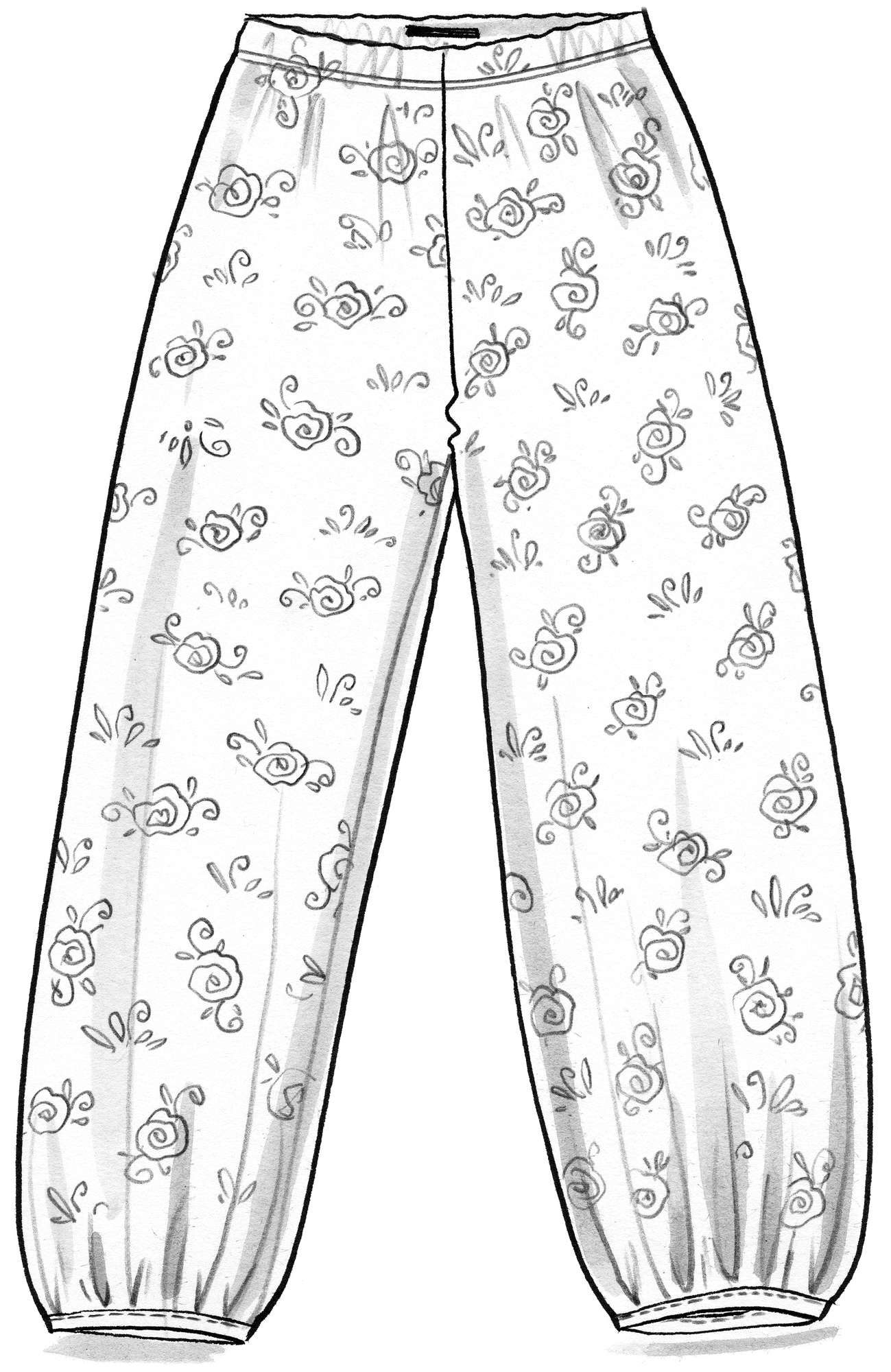 Pantalon  Sofia  en jersey de coton biologique/modal