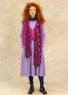 Gemustertes oder einfarbiges Jerseykleid „Frida“ aus Bio-Baumwolle (puderlila M)