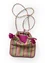 “Web” purse in cotton/linen (multi-color One Size)