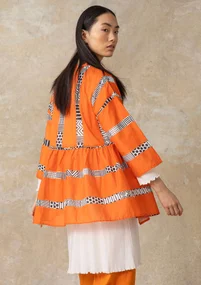 Blouse tissée « Zenit » en coton biologique - sorbe