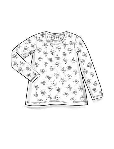 “Stella” organic cotton/elastane jersey top - mrk0SP0natur0SL0mnstrad