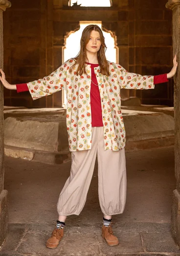 Bluse "Kristina" i økologisk bomuld - østers