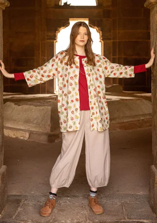 Blouse "Kristina" en coton biologique - coquillage
