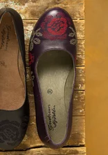 Chaussures à talon "Roza" en nappa - étang forestier