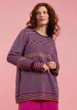 “Shoko” sweater in organic cotton - ljung