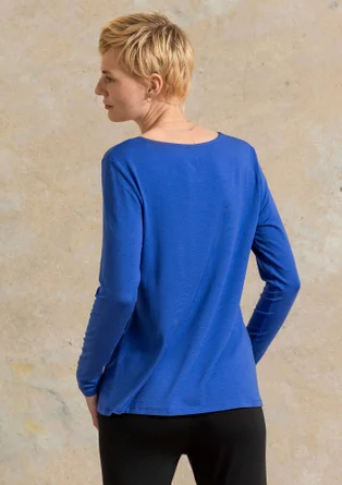 “Bianca” lyocell/elastane jersey top - lupin