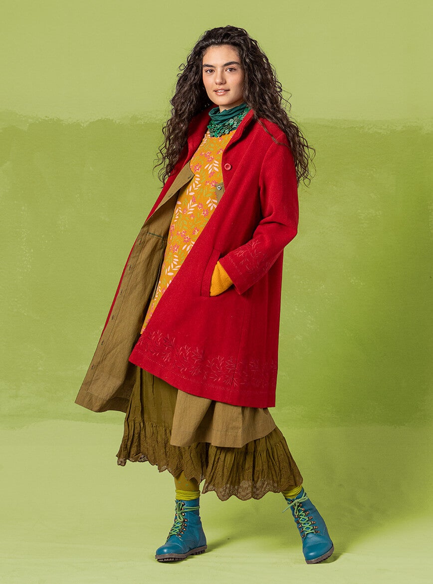 “Mynta” recycled wool/polyester coat