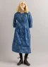 Woven dress "Cleo" in organic cotton (indigo blue M)
