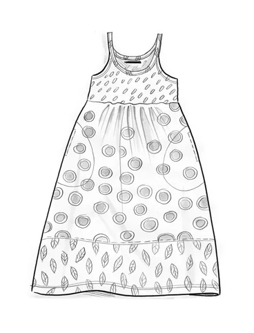 “Singö” jersey dress in organic cotton/modal - sparris