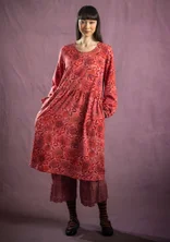 Gemustertes Kleid „Ada“ aus Bio-Baumwolle/Modal - ziegel