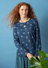 “Amandine” organic cotton/modal top - indigo