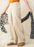 Woven linen Trousers (dark nature XL)