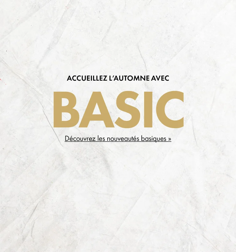 Une image avec le texte « Accueillez l'automne avec Basic ».
