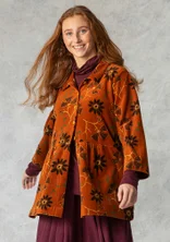 Veloursjacke „Paraguay“ aus Bio-Baumwolle/Recycling-Polyester - bernstein