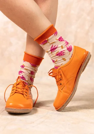 Laced nappa shoes - masala