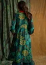 Gemustertes Kleid „Kiara“ aus Viskose (dunkeljaspis L)
