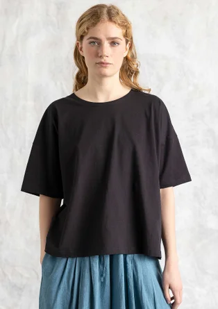 T-shirt i ekologisk bomull - svart