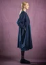 Gemustertes Kleid „Eternelle“ aus Bio-Baumwolle (indigo-gemustert L)