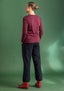 Pantalon  Stella  en jersey de coton biologique/élasthanne noir thumbnail