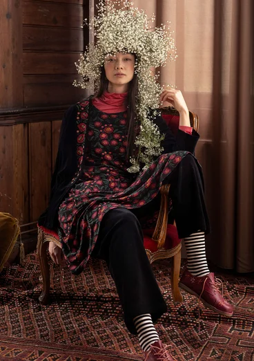 Jerseykleid „Dagny“ aus Lyocell/Elasthan - schwarz