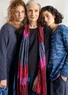 “Kelly” organic cotton scarf (aubergine One Size)