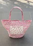 “Travel” organic cotton bag (pink begonia One Size)