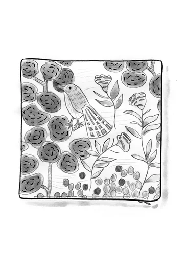 Kissenhülle „Galapagos“ aus Bio-Baumwolle - meerglasgrün