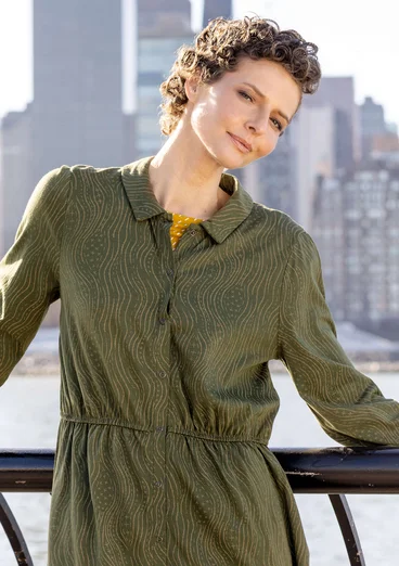 Tricot jurk "River" van biologisch katoen/modal -