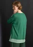 Sweater in organic wool (malachite M)