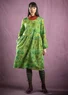 Gemustertes Kleid „Ada“ aus Bio-Baumwolle/Modal (salbei M)