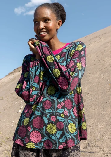 Top "Pink Moon" en lyocell/élasthanne - noir