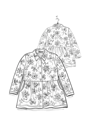 Veloursjacke „Paraguay“ aus Bio-Baumwolle/Recycling-Polyester - bernstein