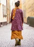"Kastanj"-trikootunika lyocellia ja elastaania (laukka S)