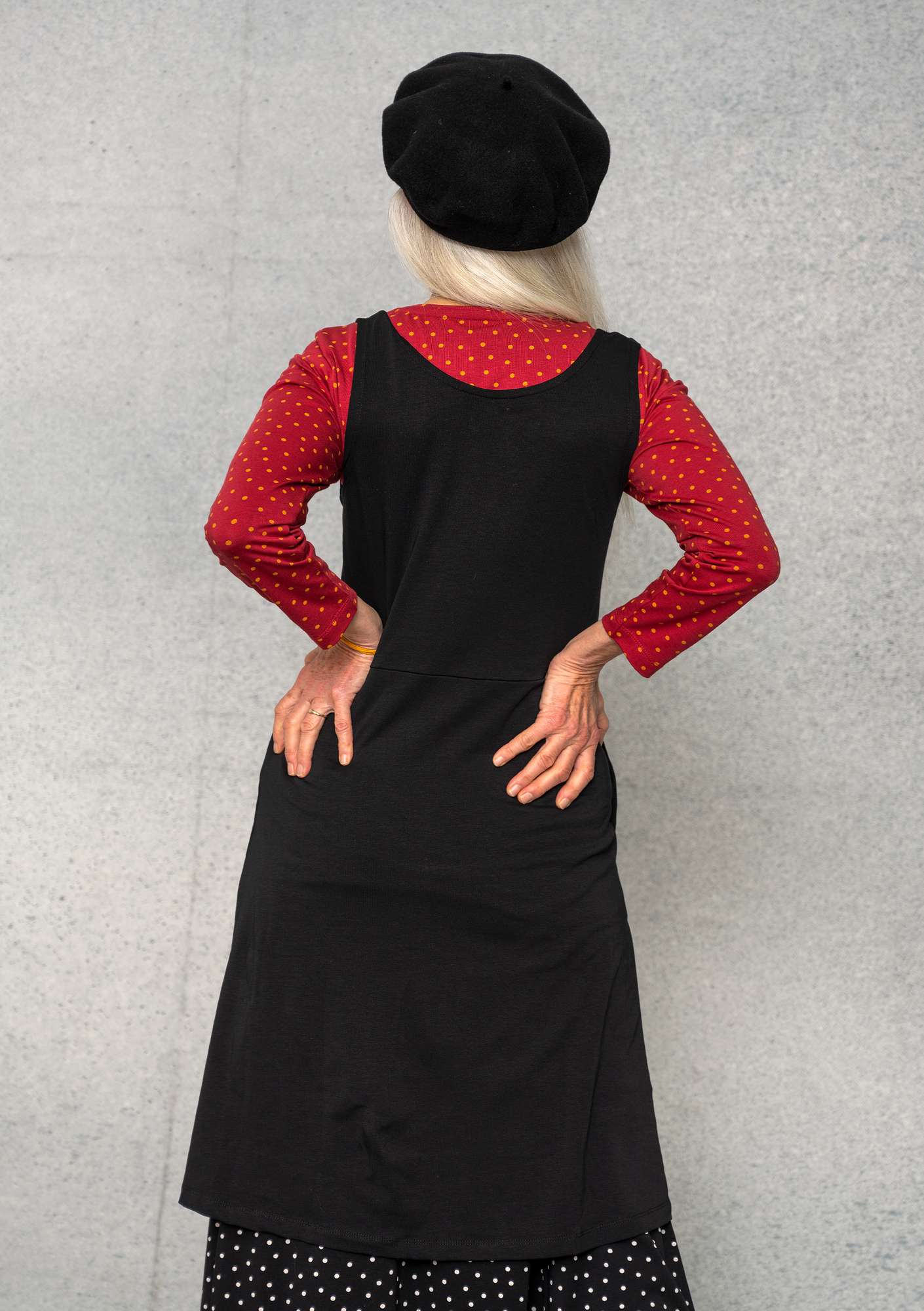 “Pytte” jersey dress made of organic cotton/modal/elastane black thumbnail