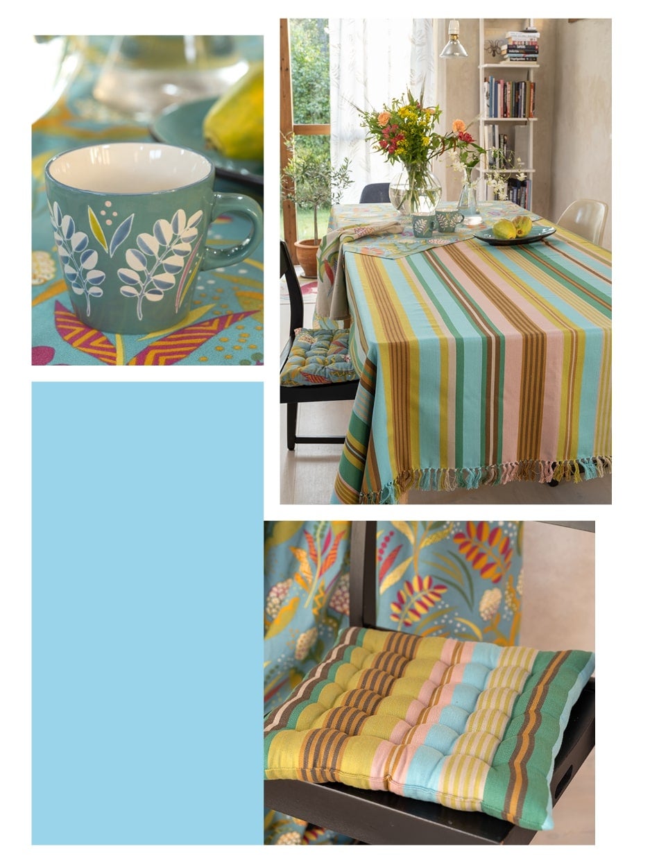 Decorate in bolster stripes