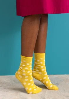 “Tindra” socks in organic cotton - dijon