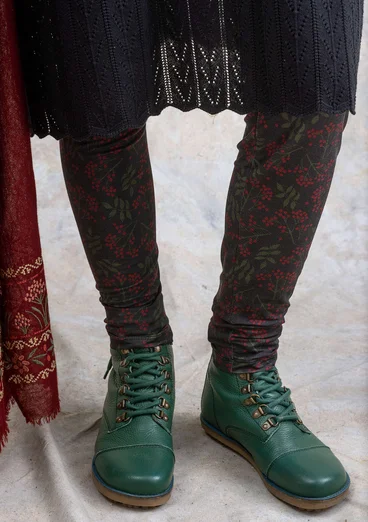 Trikåleggings "Rowan" i lyocell/elastan - svart