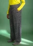 “Stella” organic cotton/elastane jersey trousers (black/patterned M)