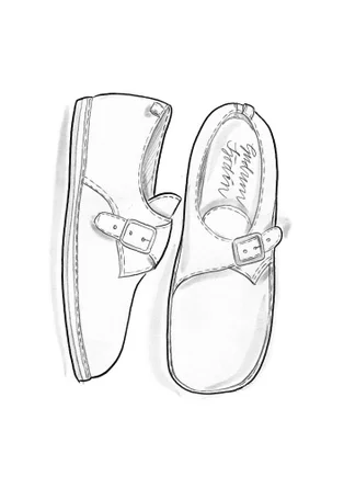 Nubuck walking shoes - chilli