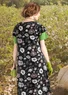 Kleid „Peony“ aus Öko-Baumwolle/Modal (schwarz M)