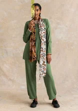 “Sally” organic cotton scarf - acorn